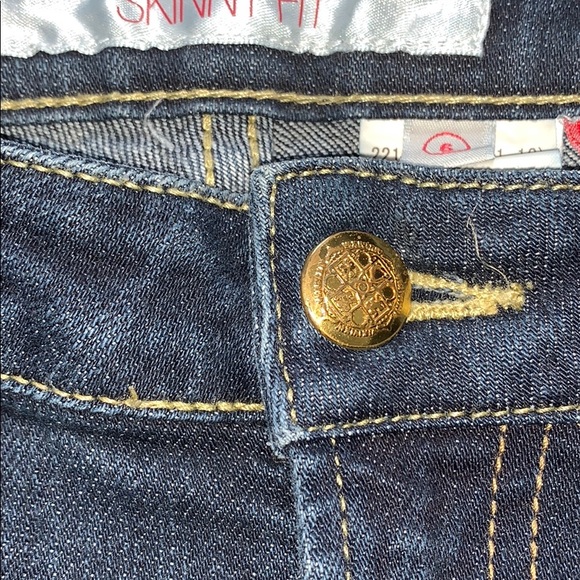 Skinny Fit Blue Jeans Size: 6 - Picture 6 of 6